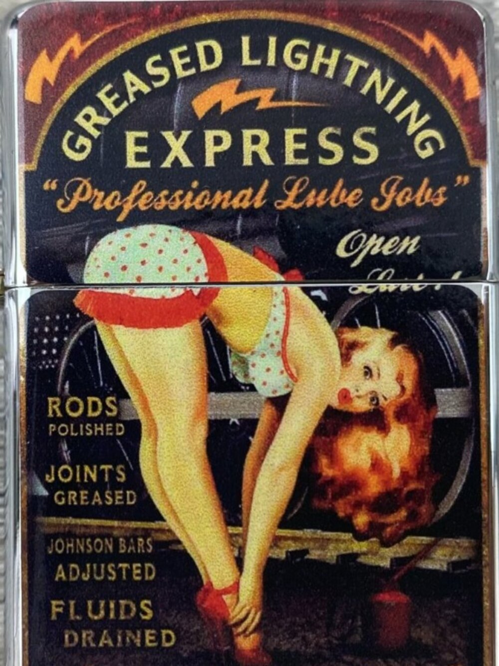 Mechanics Pinup Lighter
